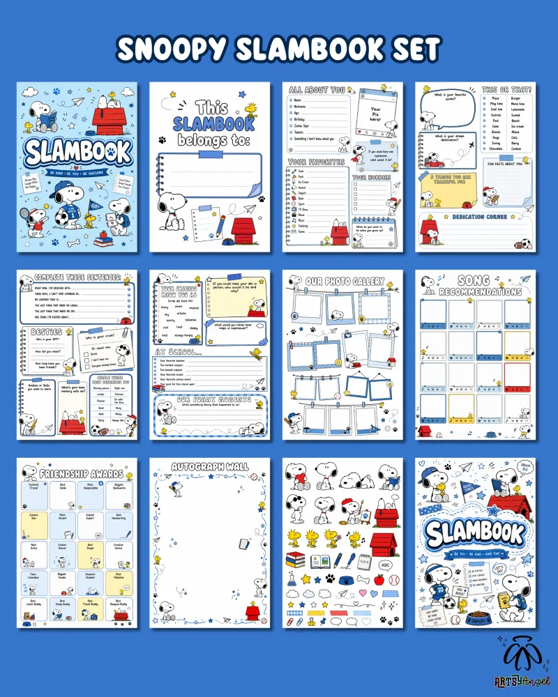 Snoopy Slambook Collection