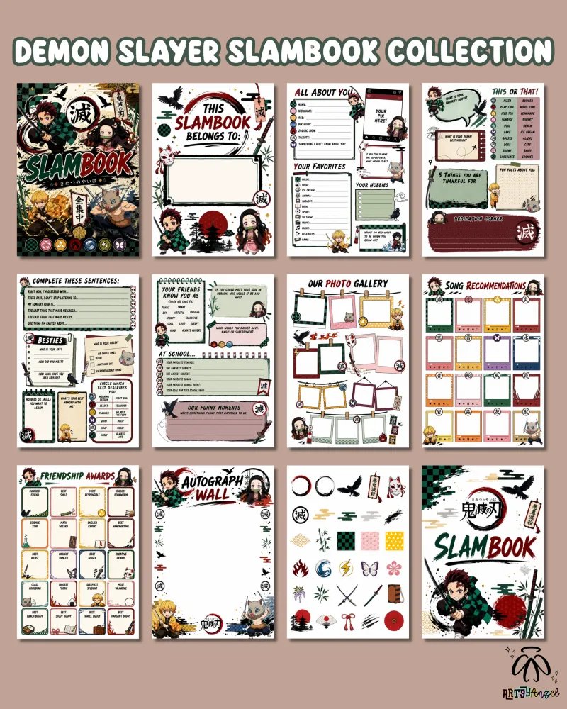Demon Slayer Slambook Collection