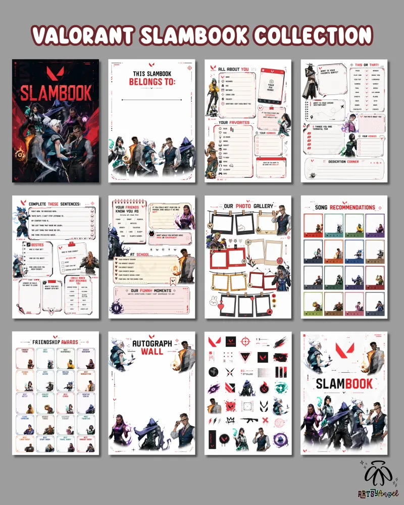 Valorant Slambook Collection