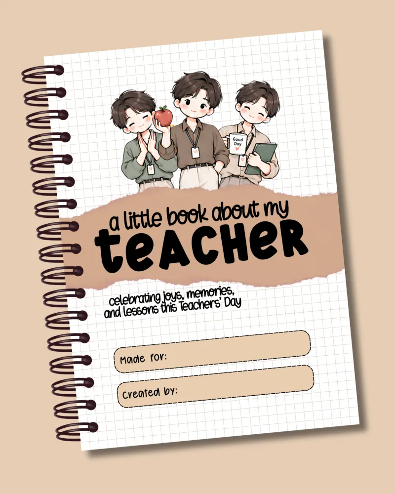 Student Memory Book Teachers' Day Gift (Male Teacher Edition)