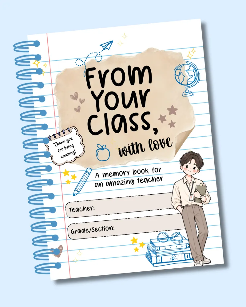 Class Slambook Teachers’ Day Gift (Male Teacher Edition)