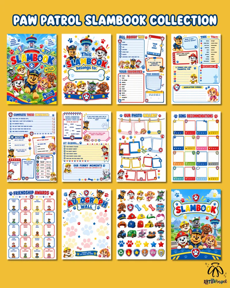 Paw Patrol Slambook Collection