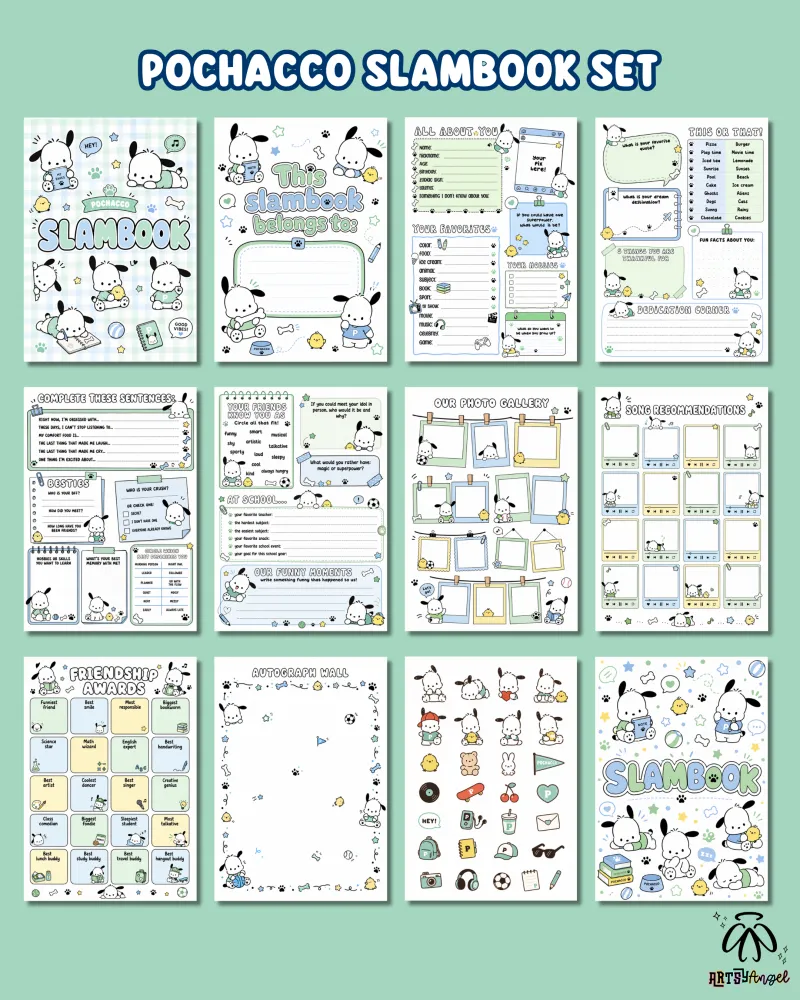 Pochacco Slambook Collection