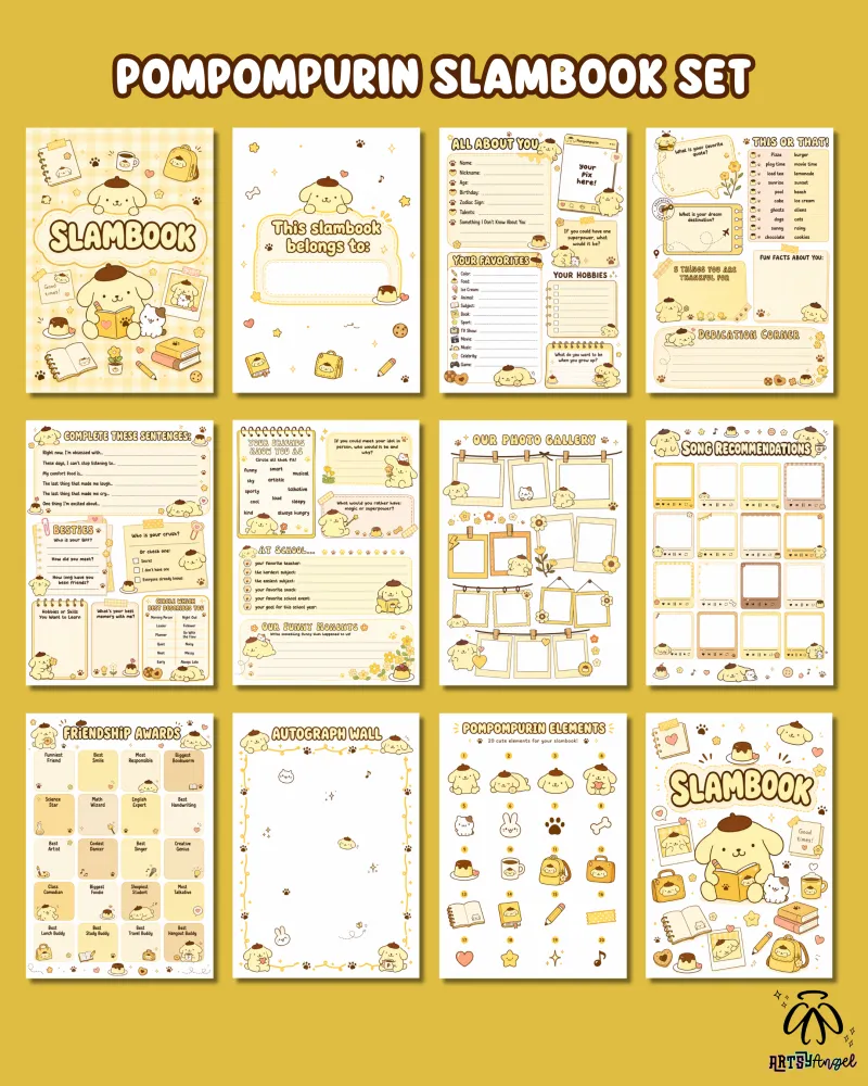 Pompompurin Slambook Collection