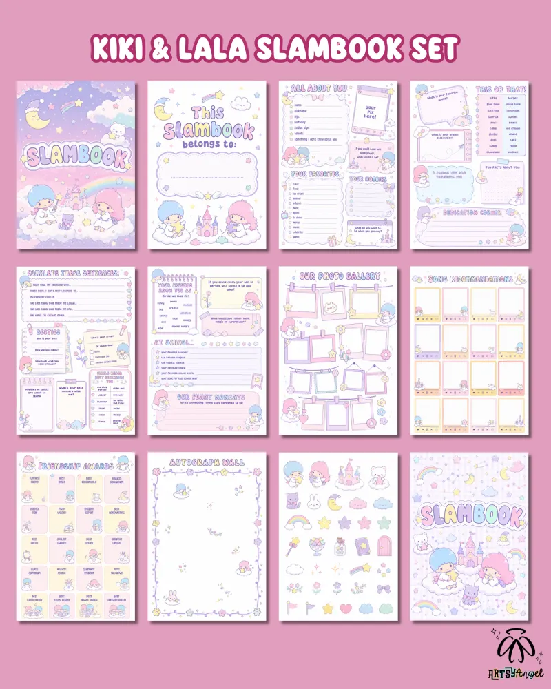 Little Twin Stars Slambook Collection