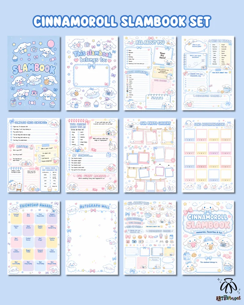 Cinnamoroll Slambook Collection