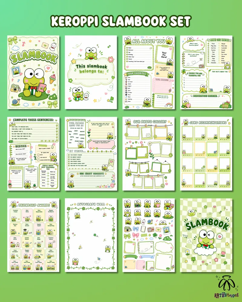 Keroppi Slambook Collection