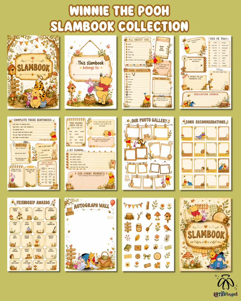 Winnie the Pooh Slambook Collection