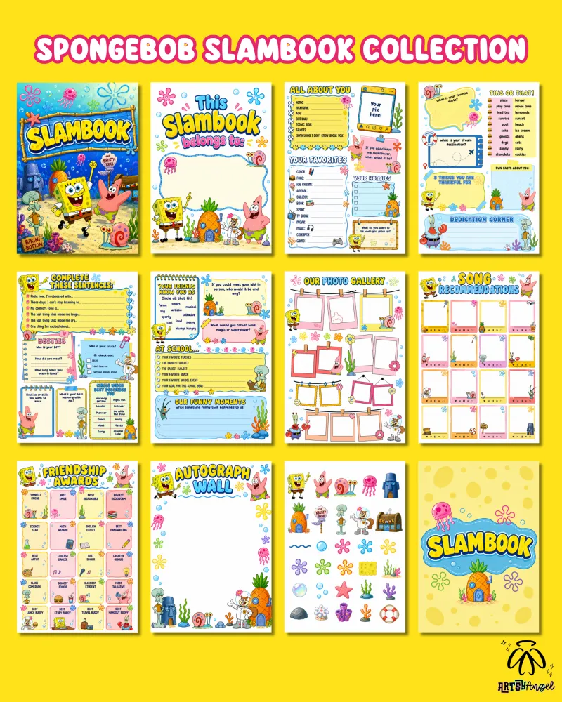 Spongebob Slambook Collection
