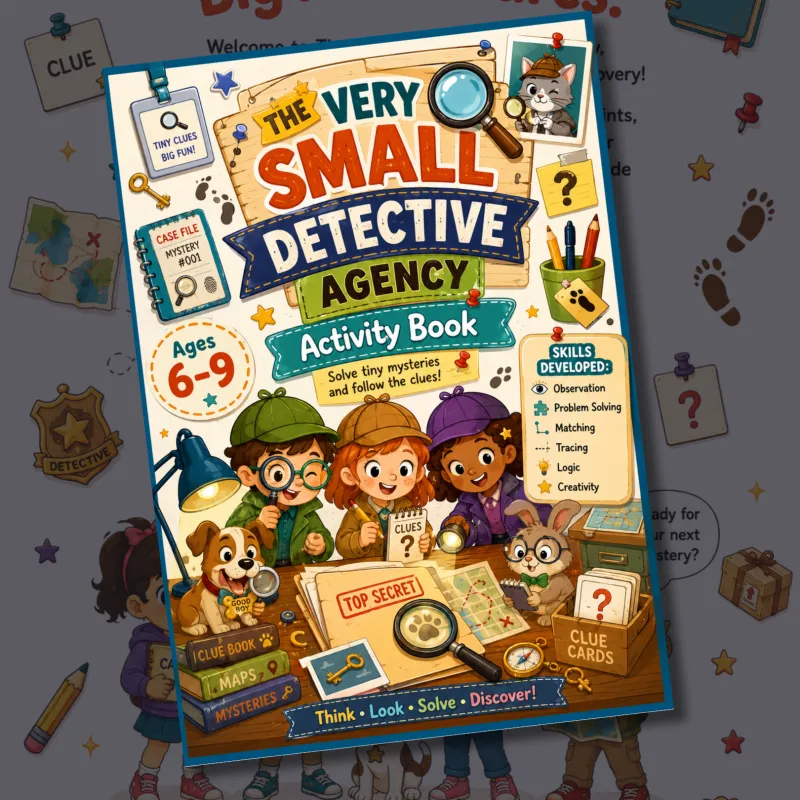 The Very Small Detective Agency Activity Book