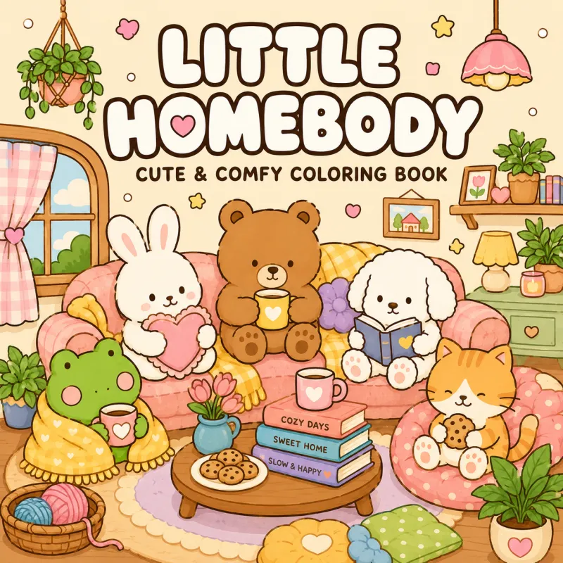 Little Homebody Coloring Book