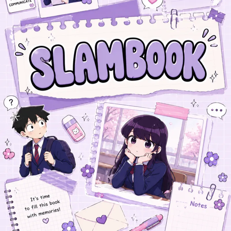 Komi Can't Communicate Slambook Collection