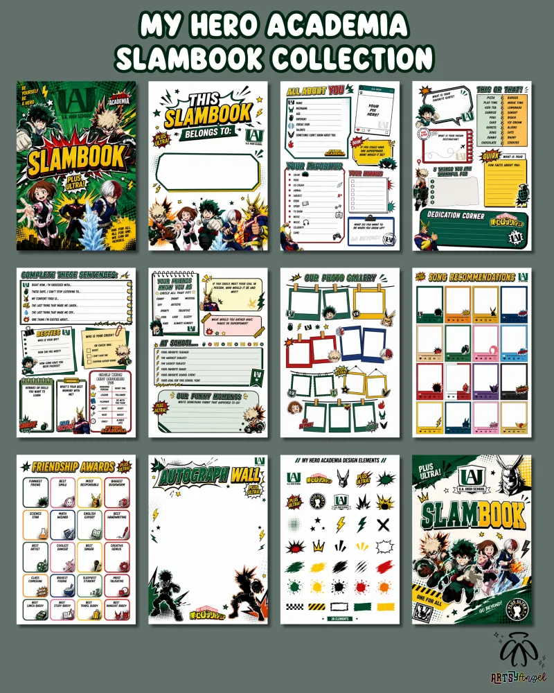 My Hero Academia Slambook Collection
