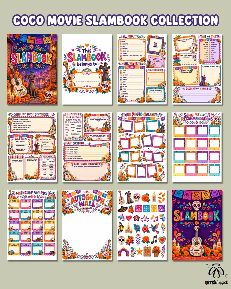 Coco Movie Slambook Collection