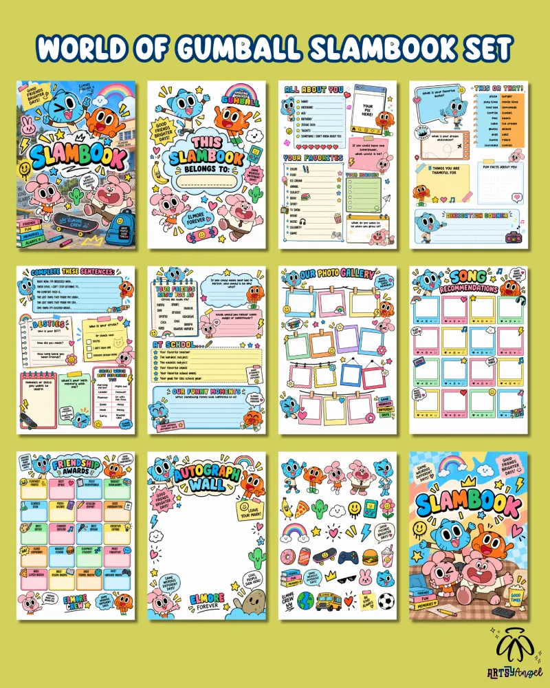 Amazing World of Gumball Slambook Collection