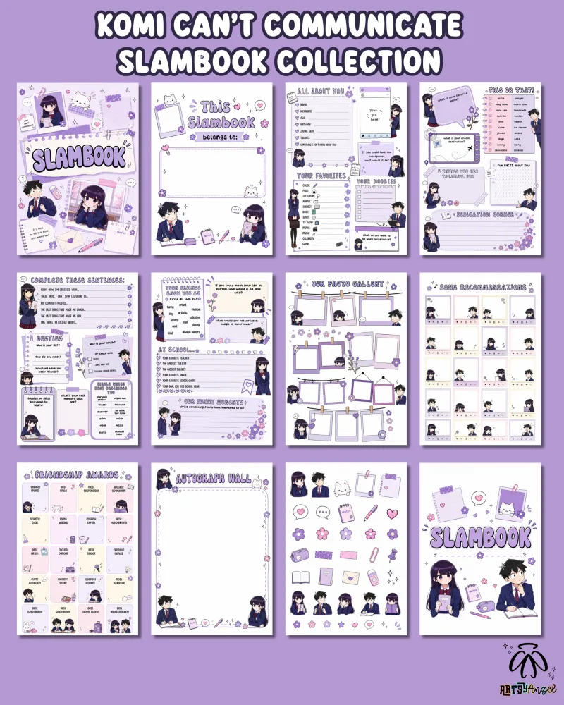 Komi Can't Communicate Slambook Collection