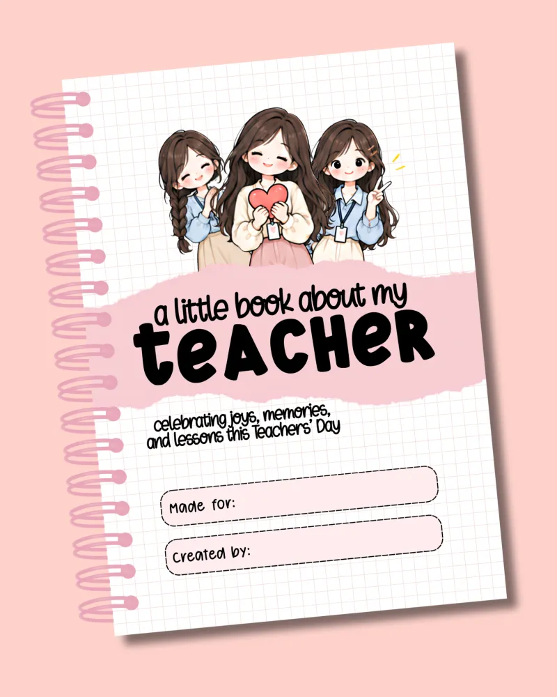 Student Memory Book Teachers' Day Gift (Female Teacher Edition)