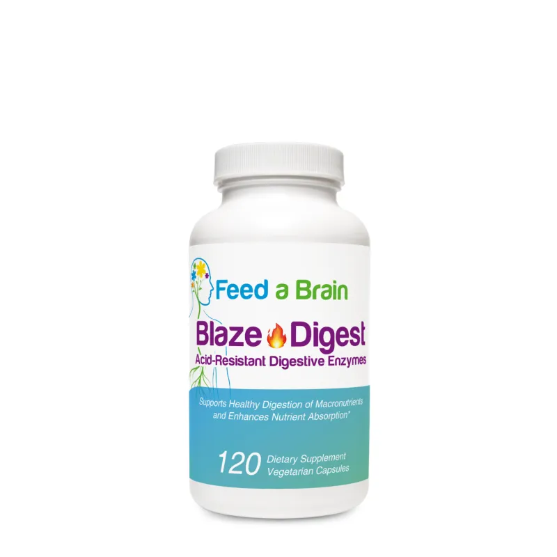 Blaze🔥Digest – Acid-Resistant Digestive Enzymes