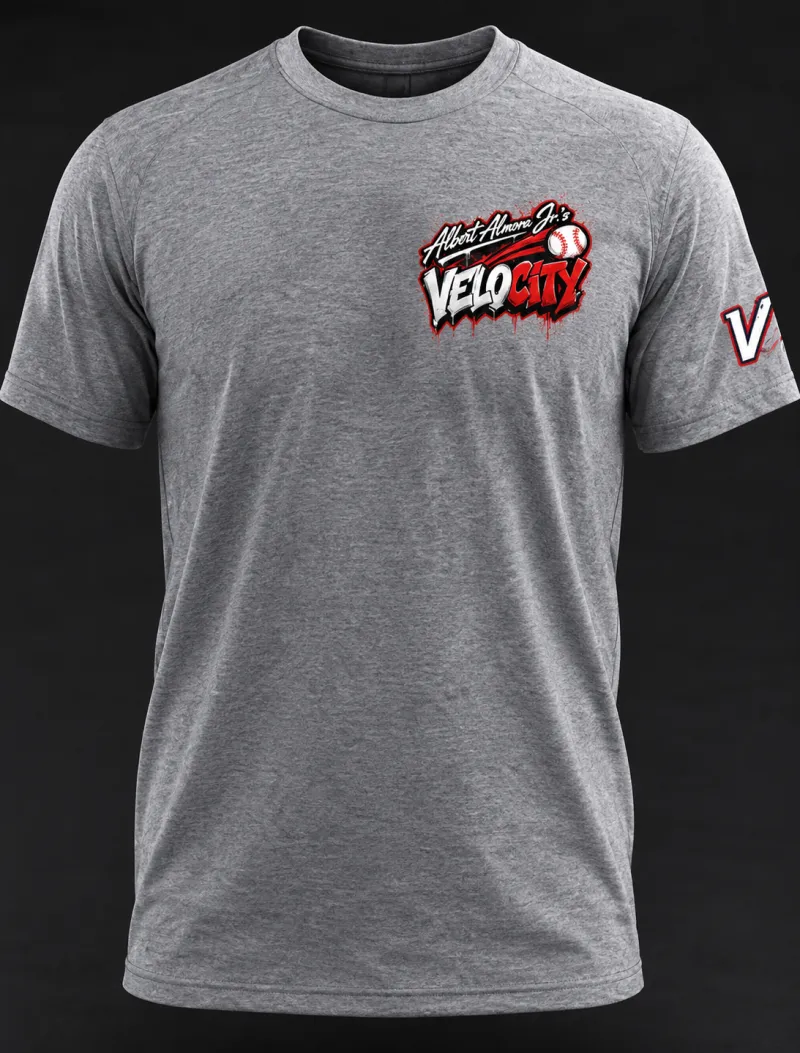 VeloCity Signature Tri-Blend Tee - GREY