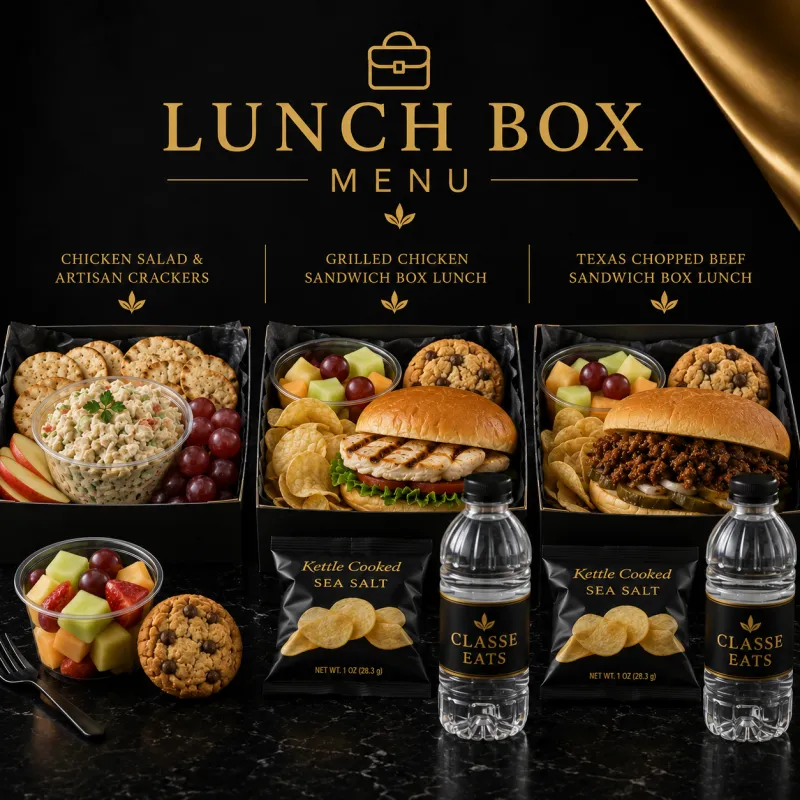 Lunch Box Menu