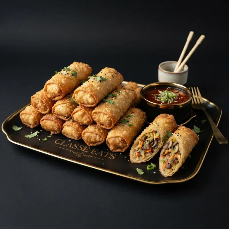 Crispy Veggie Egg Rolls