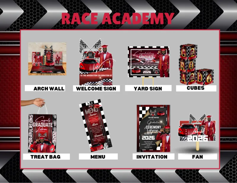 Race Academy Decor Bundle
