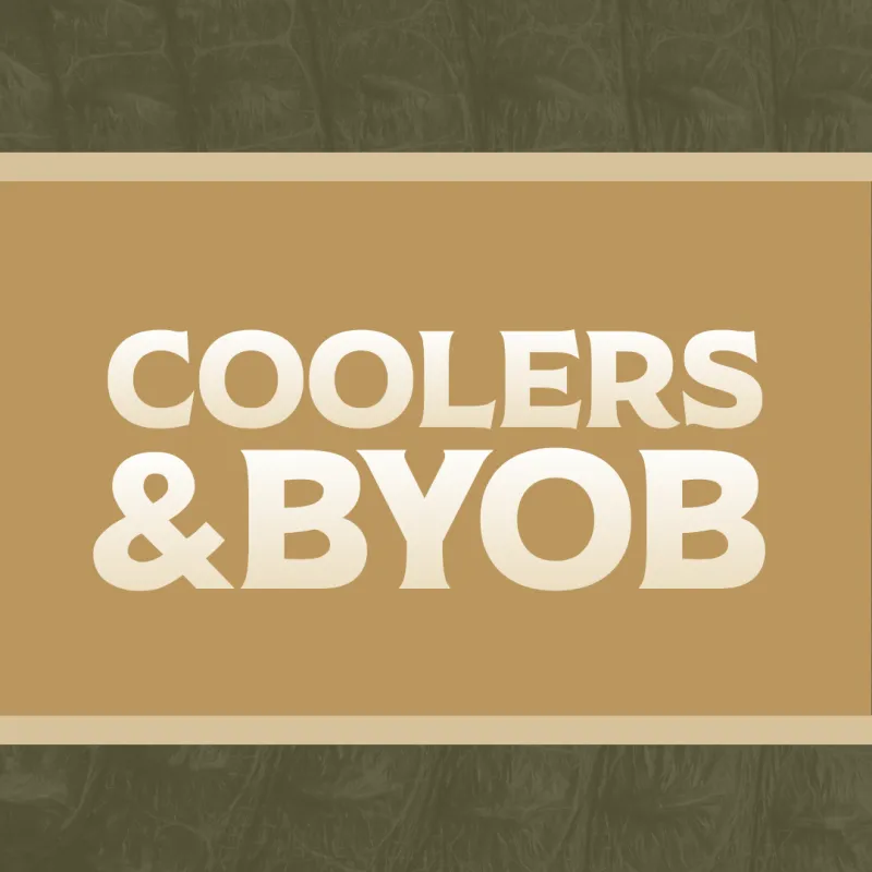 Coolers & BYOB
