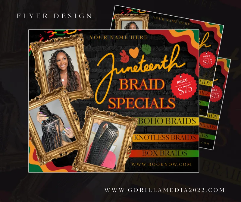 Juneteenth Vibes Flyer Template