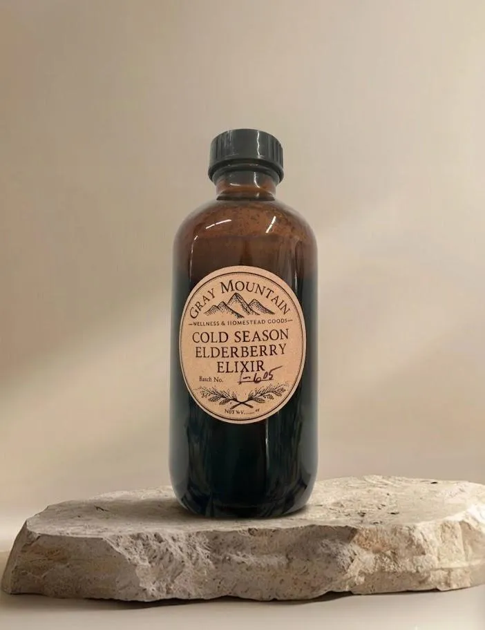 Cold Season Elderberry Elixir
