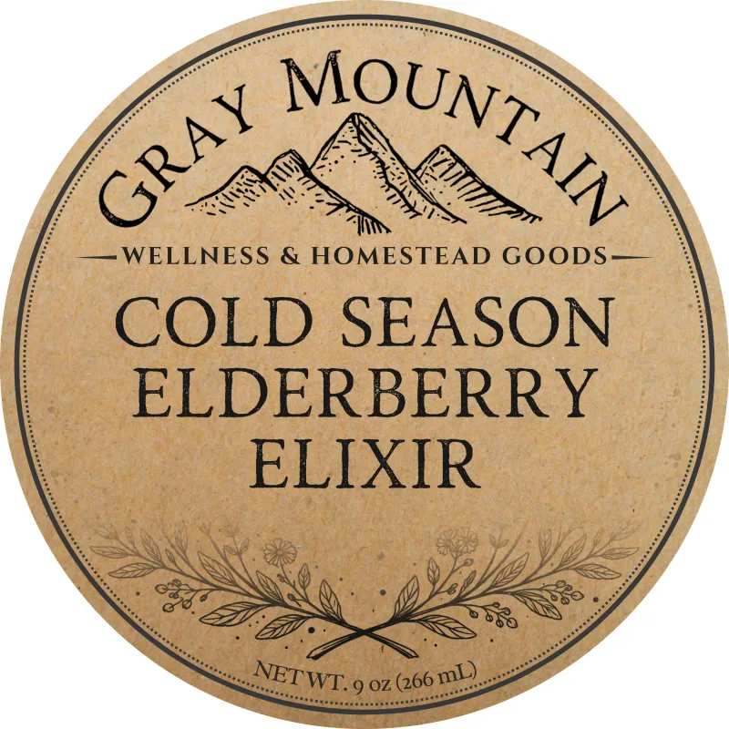 Cold Season Elderberry Elixir ( Pick - Up Only)