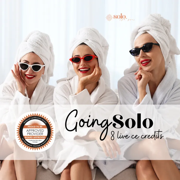 (Live) Going Solo: A Business Building Workshop for Massage Therapists - 8 CE Hours