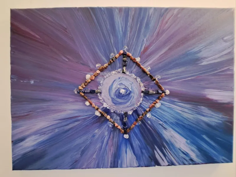 Violet Eye of Light - By Anja Roberts