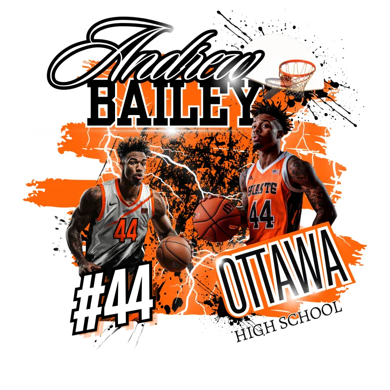 Basketball Editable Canva Template Bundle