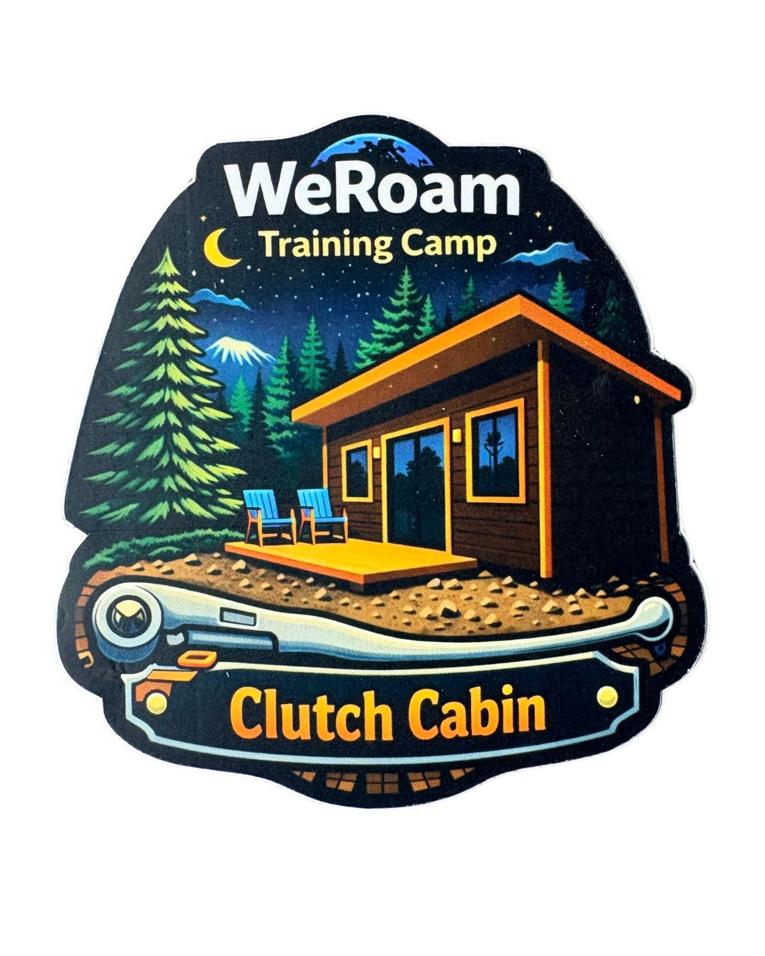 WeRoam Clutch Cabin Sticker
