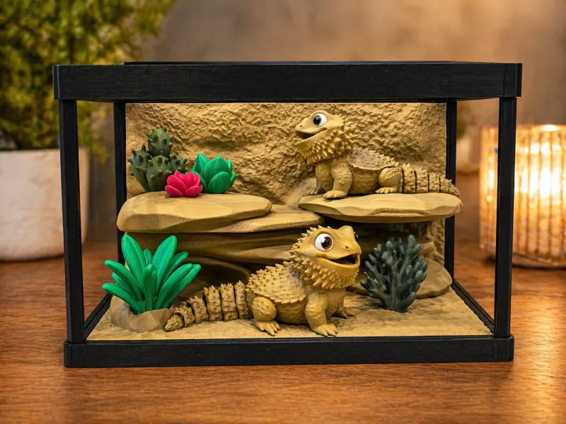 Bearded Dragon Tiny Terrarium