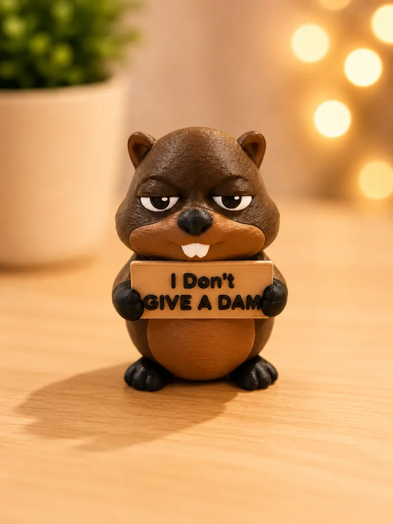 “Dam” Beaver Figurine