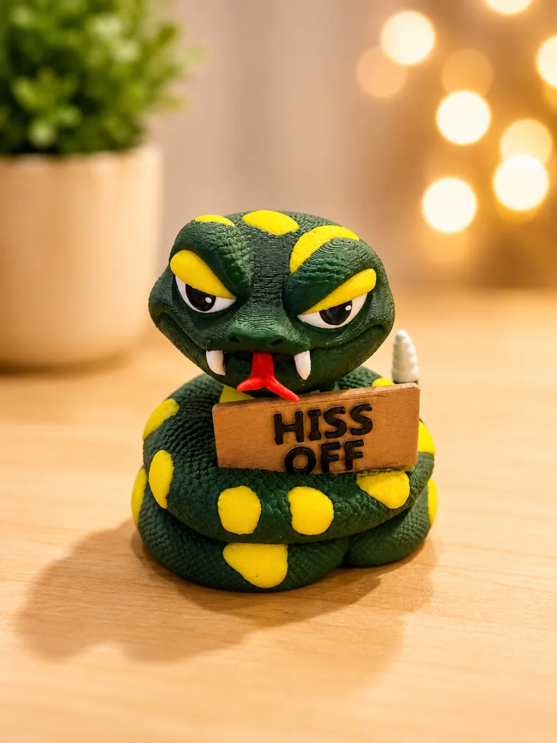 “Hiss Off” Snake