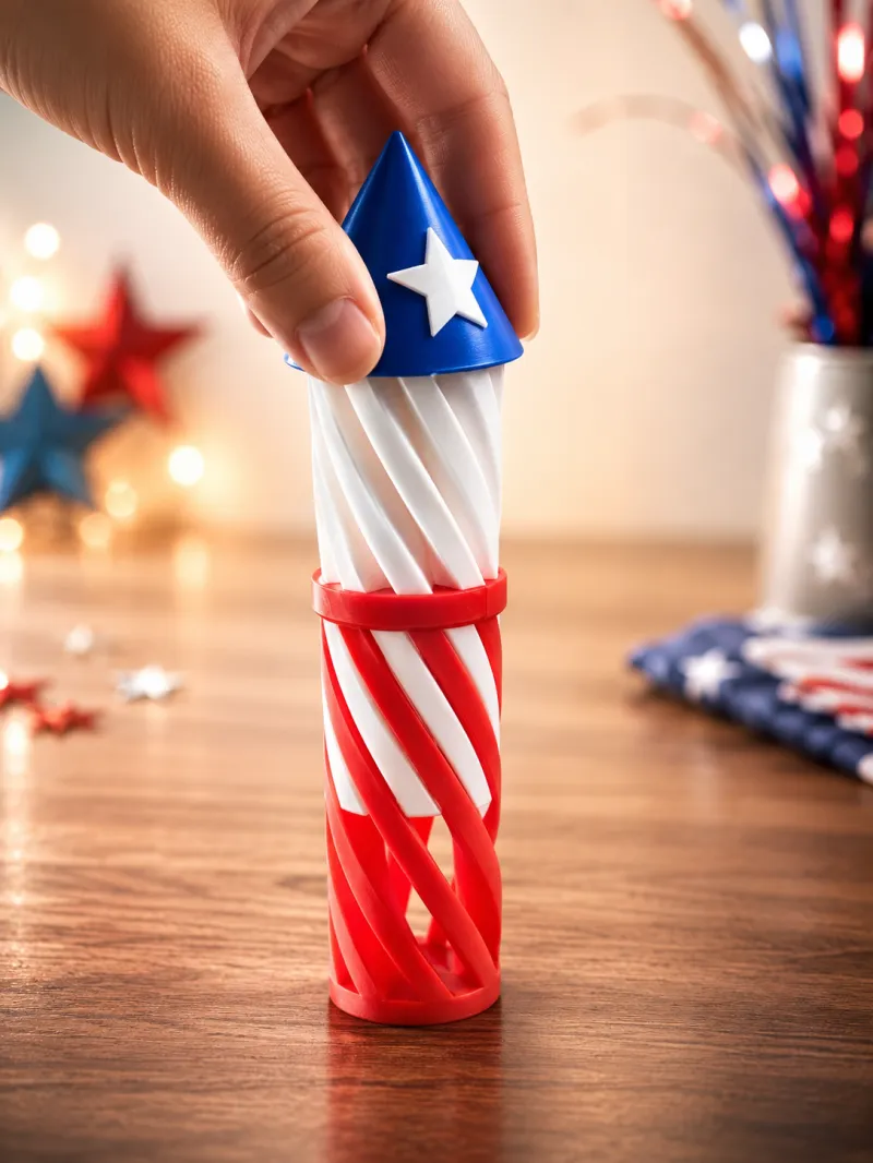 Bottle Rocket Passthrough Fidget