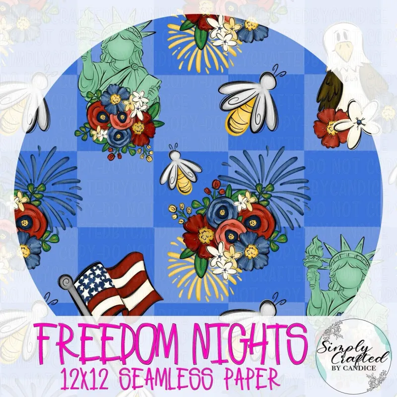 Freedom Nights Seamless Paper