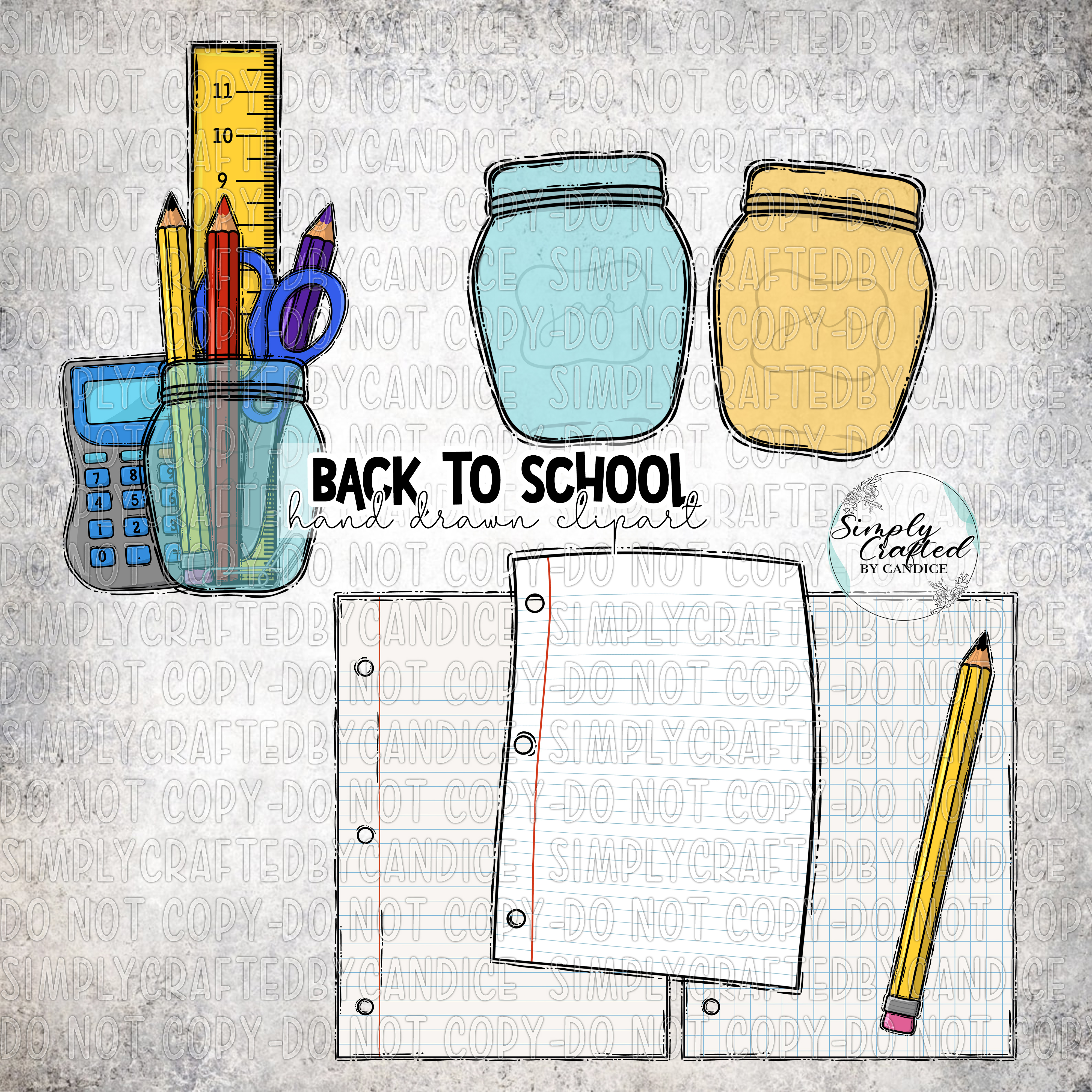  Back to School 2023 Clipart Bundle