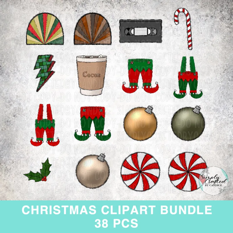 Christmas 2023 Clipart Bundle