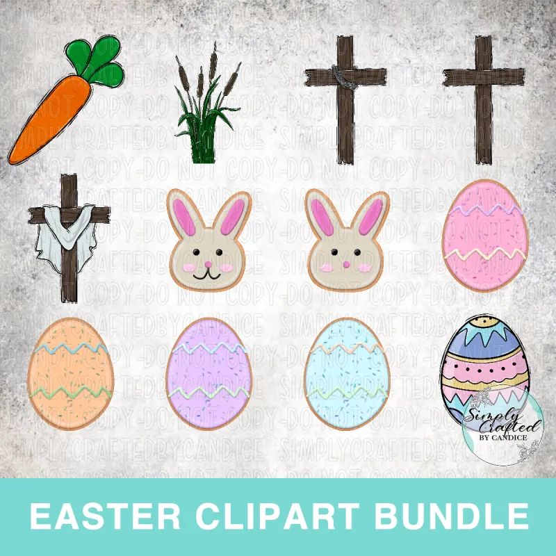 Easter 2024 Clipart Bundle