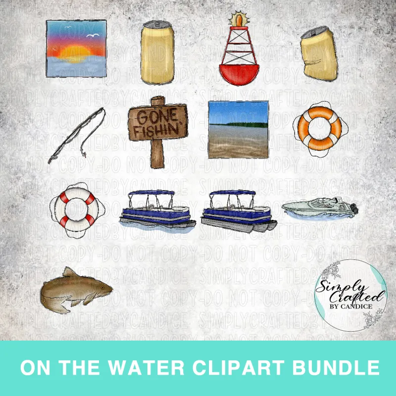 On the Water Clipart Bundle