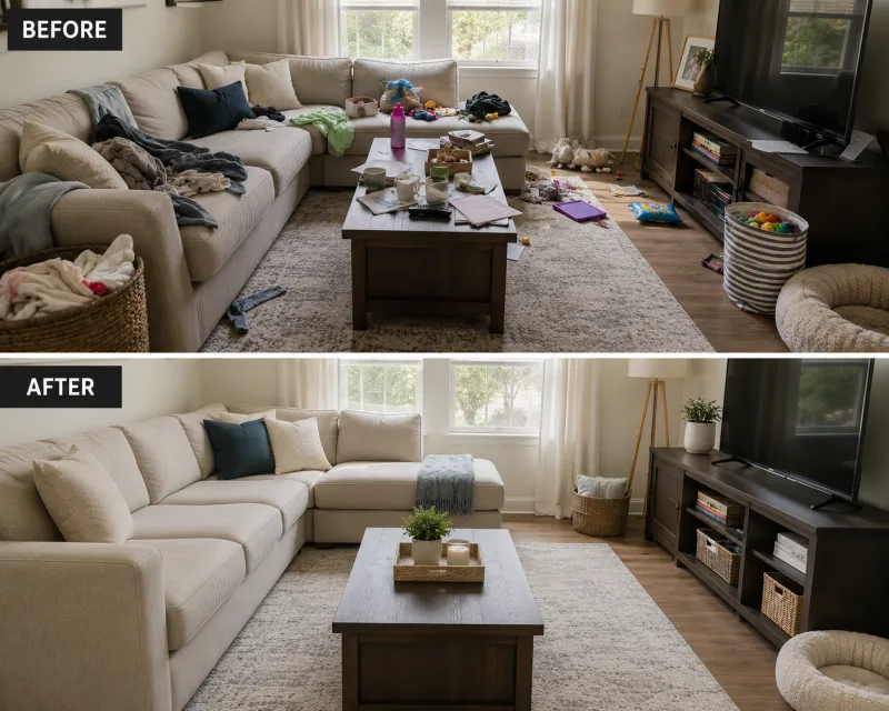 Living Room "Hot Spot" Reset
