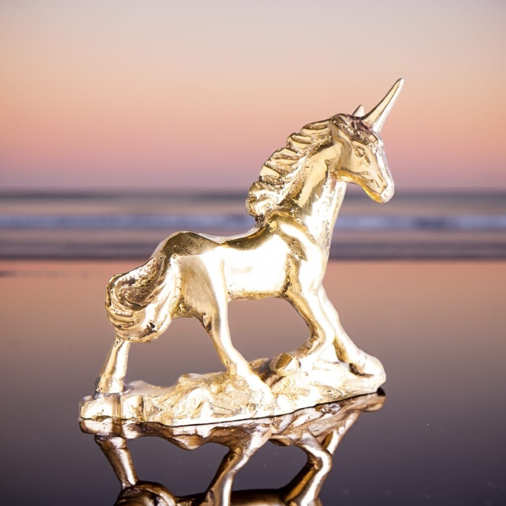1 Einhorn – Messing poliert