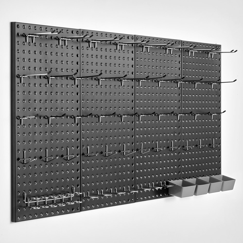 Metal Pegboard Panels w/ Accessorries