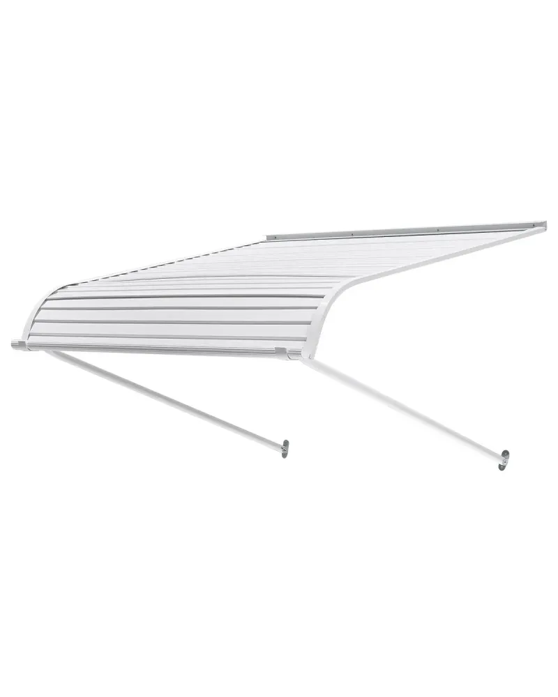 Durable Aluminum Window Awning Door Canopy- White 