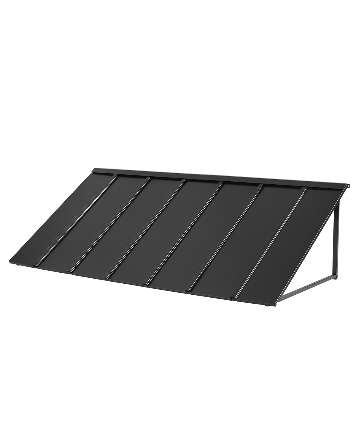 Durable Aluminum Window Awning Door Canopy- Black