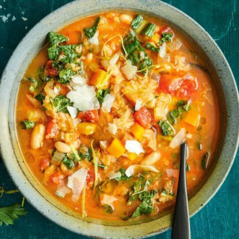 Tuscan White Bean Vegetable Soup