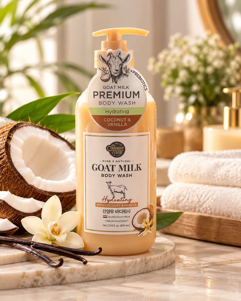 Goat Milk Body Wash – Coconut & Vanilla